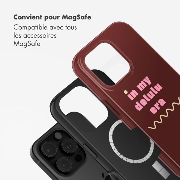Selencia Coque arrière Vivid avec MagSafe Apple iPhone 16 Pro Max - Delulu