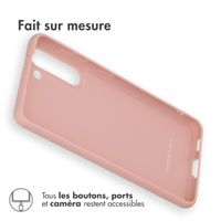 imoshion Coque Couleur Samsung Galaxy S21 - Dusty Pink