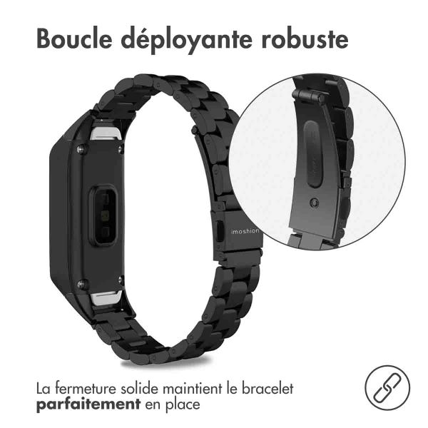 imoshion Bracelet en acier Samsung Galaxy Fit - Noir