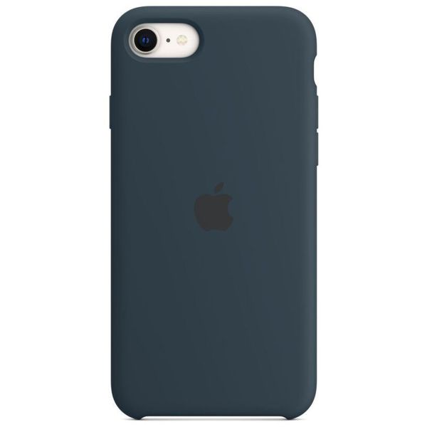 Apple Coque en silicone iPhone SE (2022 / 2020) / 8 / 7 - Abyss Blue