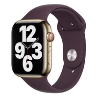 Apple Bracelet Sport Apple Watch Series 1 t/m 9 / SE (38/40/41 mm) | Series 10 / 11 (42 mm) - Taille S/M - Elderberry