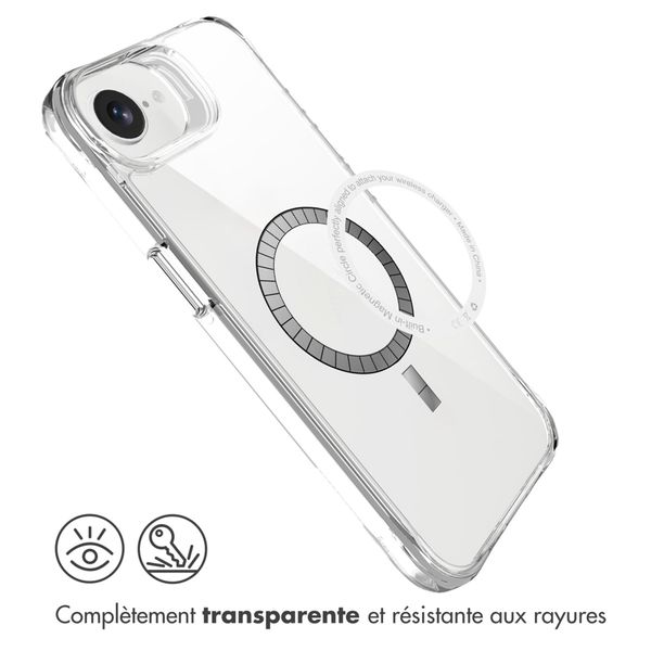 imoshion Coque Rugged Air MagSafe Apple iPhone 17e / 16e - Transparent