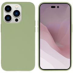 imoshion Coque Couleur Apple iPhone 14 Pro - Olive Green