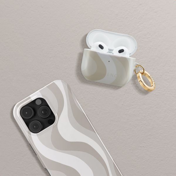 Selencia Coque Vivid Apple AirPods 3 - Desert Waves Beige