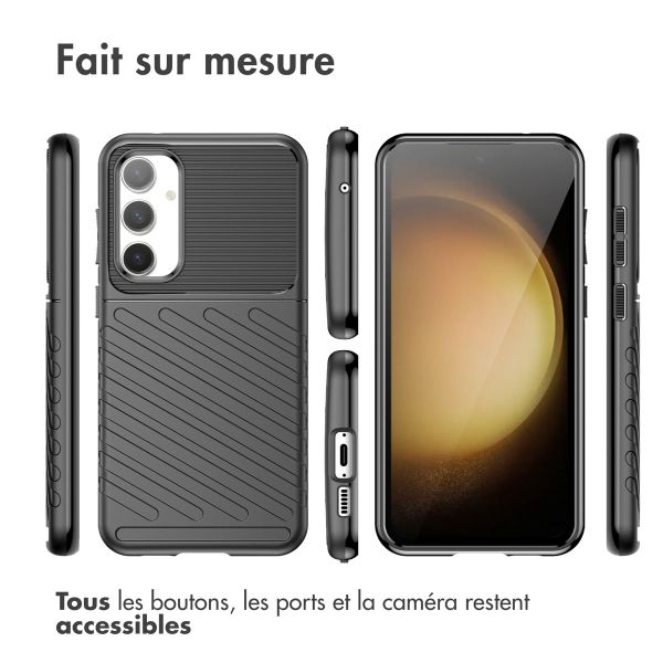 imoshion Coque Arrière Thunder Samsung Galaxy S23 FE - Noir