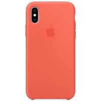 Apple Coque en silicone Apple iPhone Xs / X - Nectarine