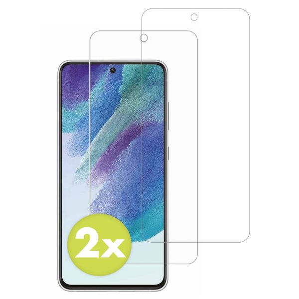 Accezz Protection d'écran en verre trempé 2-pack Samsung Galaxy S21 FE