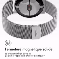 imoshion Bracelet magnétique milanais Google Pixel Watch 3 - 45 mm - Argent