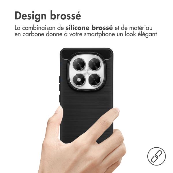 imoshion Coque Brushed Xiaomi Poco X7 - Noir