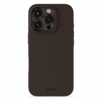 Holdit Coque Silicone iPhone 16 Pro - Chocolate