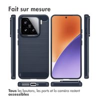 imoshion Coque Brushed Xiaomi 15 - Bleu foncé