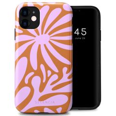 Selencia Coque arrière Vivid Tough iPhone 11 - Modern Bloom Pink