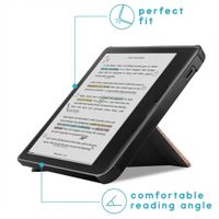 imoshion Étui de liseuse portefeuille Pliable Kobo Libra Colour - Rose Doré