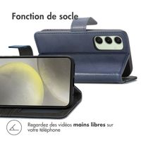 imoshion Étui de télephone portefeuille Samsung Galaxy S24 FE - Bleu foncé