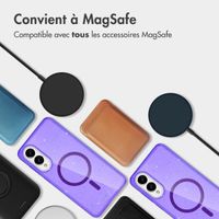 imoshion Coque Pailletée avec MagSafe Samsung Galaxy S25 Edge - Violet