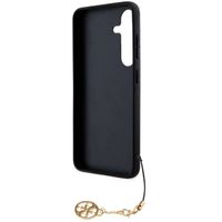 Guess Coque arrière 4G Classic Logo Charm Samsung Galaxy S24 Plus - Noir