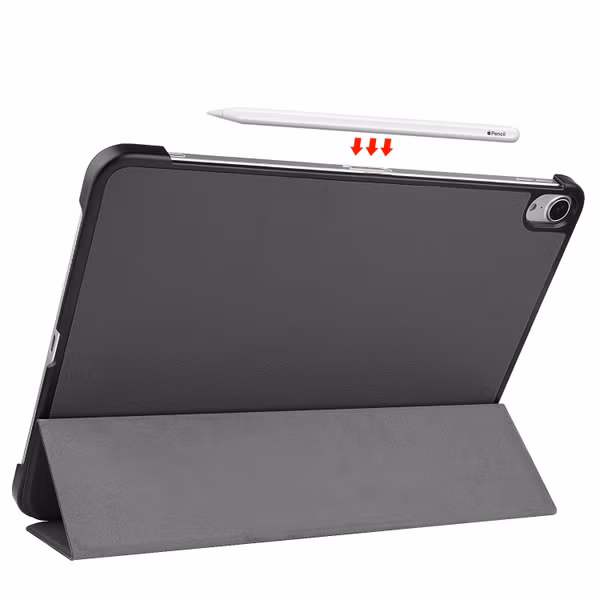 imoshion Coque tablette Trifold Apple iPad Air 11 pouces (2025) M3 / (2024) M2 / Air 5 (2022) / Air 4 (2020) - Gris