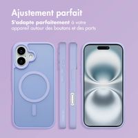 imoshion Coque Color Guard avec MagSafe Apple iPhone 16 - Lila / Lilac