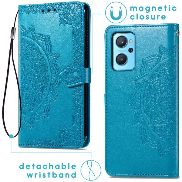 imoshion Etui de télephone Mandala Oppo A96 5G - Turquoise