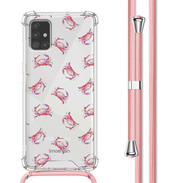 imoshion Coque Design avec cordon Samsung Galaxy A51 - Crab Watercolor