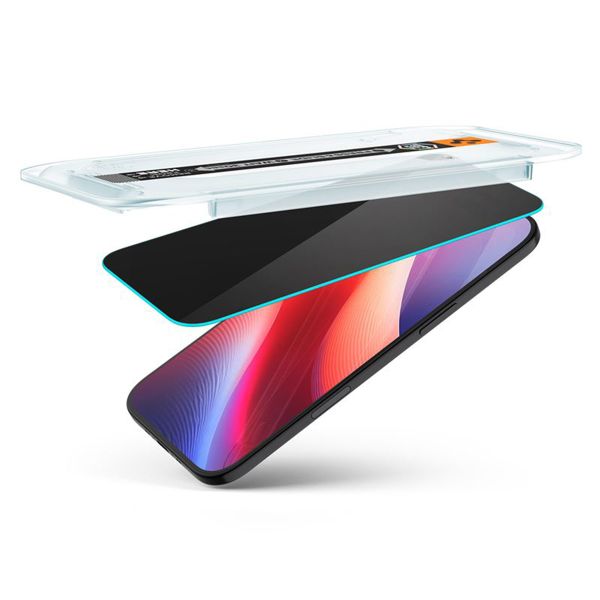 Spigen GLAStR EZ Fit Privacy Pro HD + Applicateur Apple iPhone Air