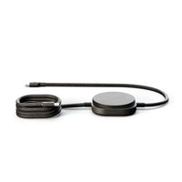 Zens Câble USB-C Pro 2 avec chargeur sans fil pour téléphone / earbuds - MagSafe et Qi2 - Noir