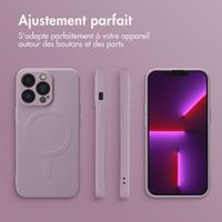 imoshion Coque Couleur avec MagSafe iPhone 13 Pro - Violet