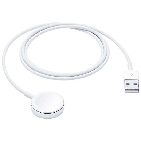 Apple ﻿Chargeur rapide magnétique vers USB-A Apple Watch - 2 mètre - Blanc