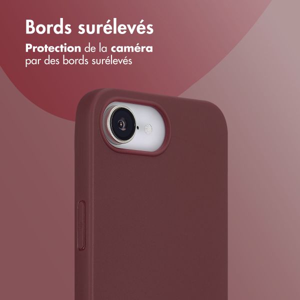 imoshion Coque Couleur Apple iPhone 16e - Wine Red