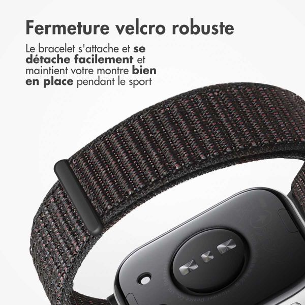 imoshion Bracelet en nylon Huawei Watch Fit 4 / 4 Pro - Noir