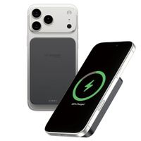 Empower by PanzerGlass Empower Bank Powerbank 10 000 mAh - Powerbank sans fil - MagSafe et Qi2 - Space Black