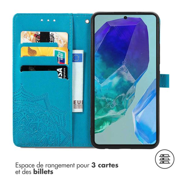imoshion Etui de télephone Mandala Samsung Galaxy A16 - Turquoise