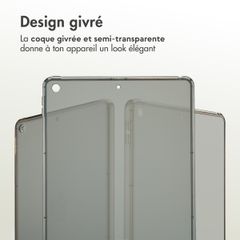Accezz Coque Frosted Apple iPad 9 (2021) 10.2 pouces / iPad 8 (2020) 10.2 pouces / iPad 7 (2019) 10.2 pouces - Noir