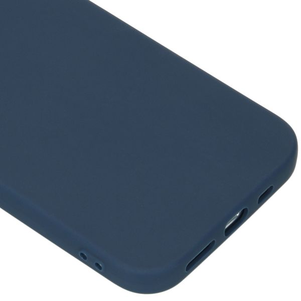 imoshion Coque Couleur iPhone 12 (Pro) - Bleu foncé