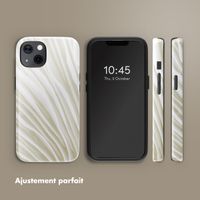 Selencia Coque arrière Vivid avec MagSafe Apple iPhone 13 - Nature Light Brown