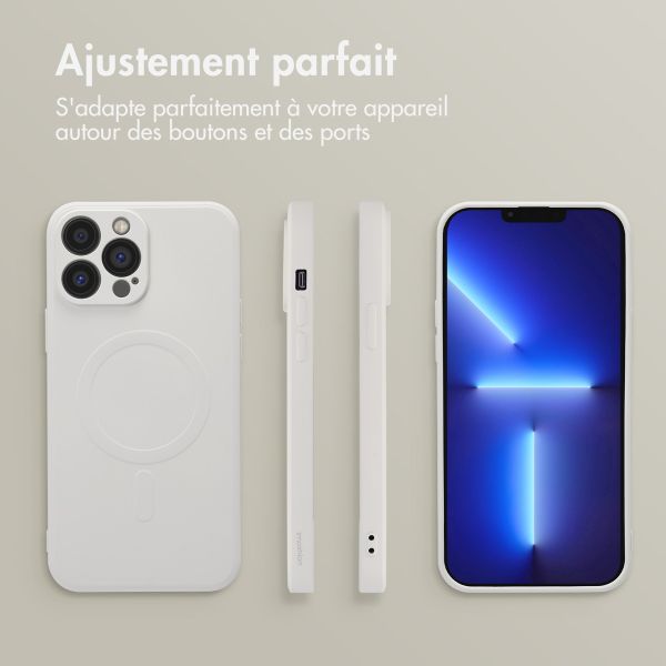 imoshion Coque Couleur avec MagSafe Apple iPhone 13 Pro Max - Beige