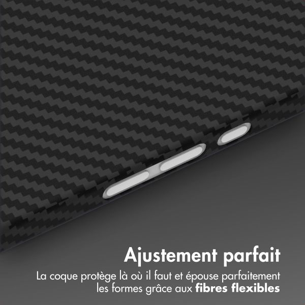 Accezz Coque Kevlar MagSafe Apple iPhone 17 - Noir