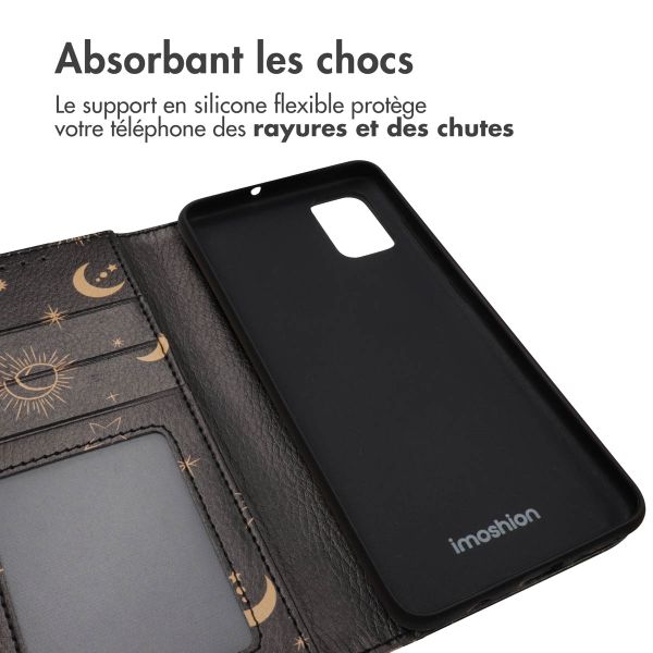 imoshion ﻿Étui de téléphone portefeuille Design Samsung Galaxy A51 - Sky Black