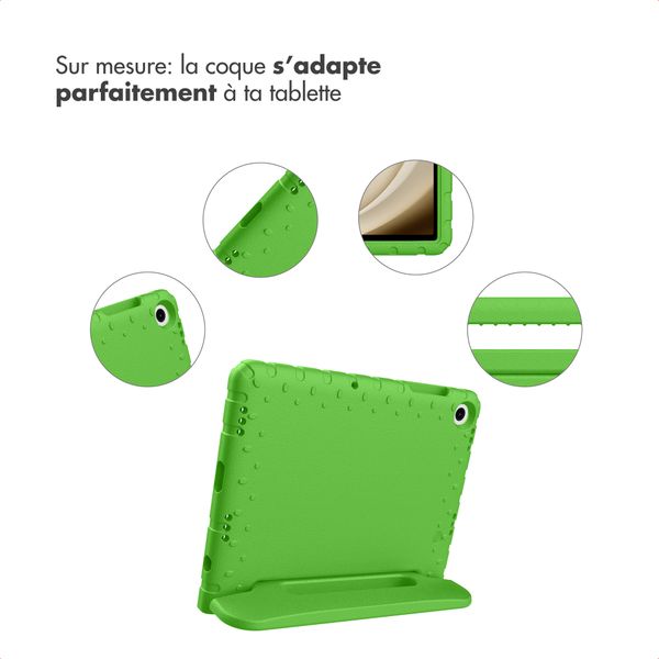 imoshion Coque kidsproof avec poignée Samsung Galaxy Tab A11 Plus / A9 Plus - Vert