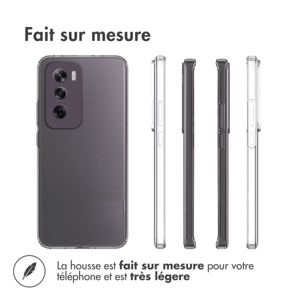 Accezz Coque Clear Oppo Reno 12 - Transparent