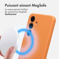 imoshion Coque Couleur avec MagSafe Samsung Galaxy S24 - Neon Orange