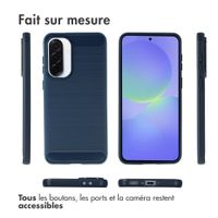 imoshion Coque Brushed Samsung Galaxy A37 (5G) - Bleu