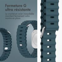 Accezz Bracelet Ocean Apple Watch Series 1 - 9 / SE (38/40/41 mm) | Series 10 / 11 (42 mm) - Abyss Blue