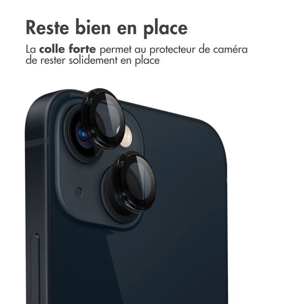 imoshion ﻿Lot de 2 protections d'objectif de caméra Apple iPhone 14 / 14 Plus - Noir