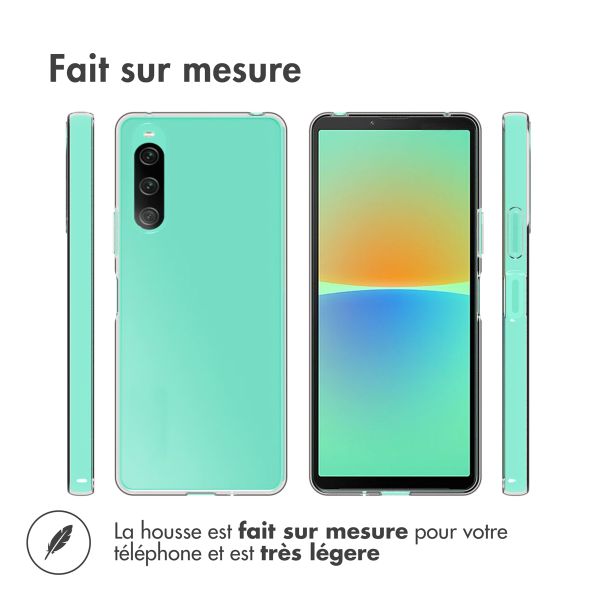 Accezz Coque Clear Sony Xperia 10 V - Transparent