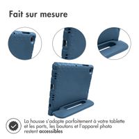 imoshion Coque kidsproof avec poignée Samsung Galaxy Tab A8 - Bleu foncé