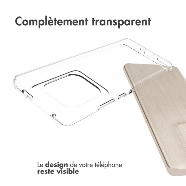 Accezz Coque Clear Motorola Edge 50 Ultra - Transparent