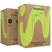 imoshion Batterie externe compacte 10.000 mAh - Noir