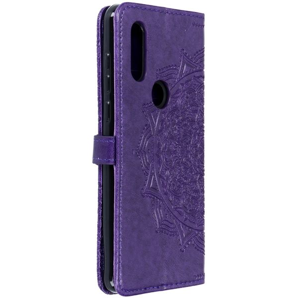 Etui de téléphone portefeuille Mandala Motorola One Vision