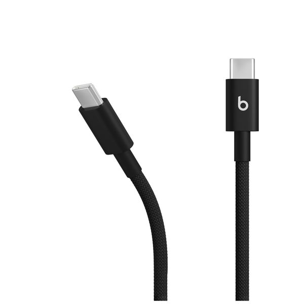 Beats Câble USB-C vers USB-C tressé 60W - 1,5 mètre - Bolt Black